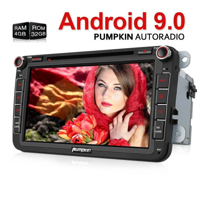 Pumpkin AA0437B VW Autoradio in einem 2014 VW Scirocco installiert