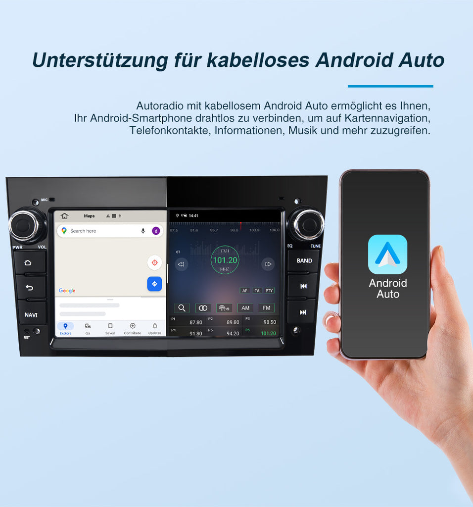 Pumpkin Upgraded 7 Inch 2 Din Android 11 Car Radio for Opel Corsa Meriva Astra with Navi Bluetooth (2GB+32GB)