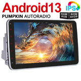 【Pre-Sale】Pumpkin 2 Din Android 13 Autoradio mit 10.1 Zoll Bildschirm und Kamera, Unterstützt DAB + Carplay Android Auto (4GB+64GB)