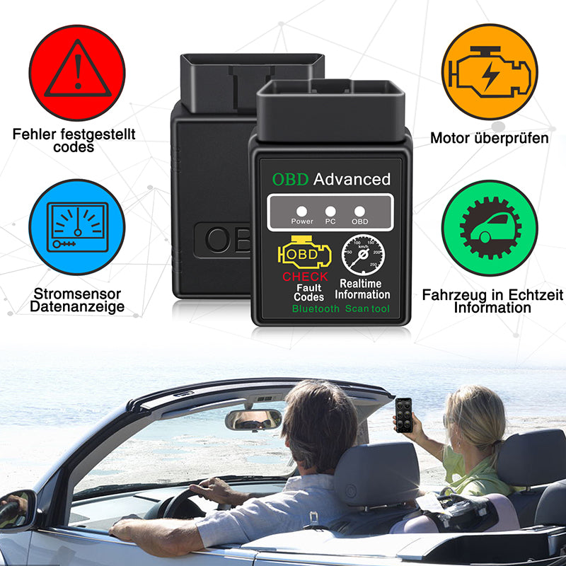 OBDII V1.5 Bluetooth diagnostic interface scanner, Mini ELM327 OBD2 OBDII, Mini ELM327 OBD2 for car
