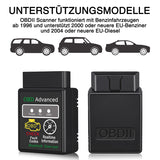 OBDII V1.5 Bluetooth Diagnoseschnittstele Scanner, Mini ELM327 OBD2 OBDII, Mini ELM327 OBD2 Für Auto