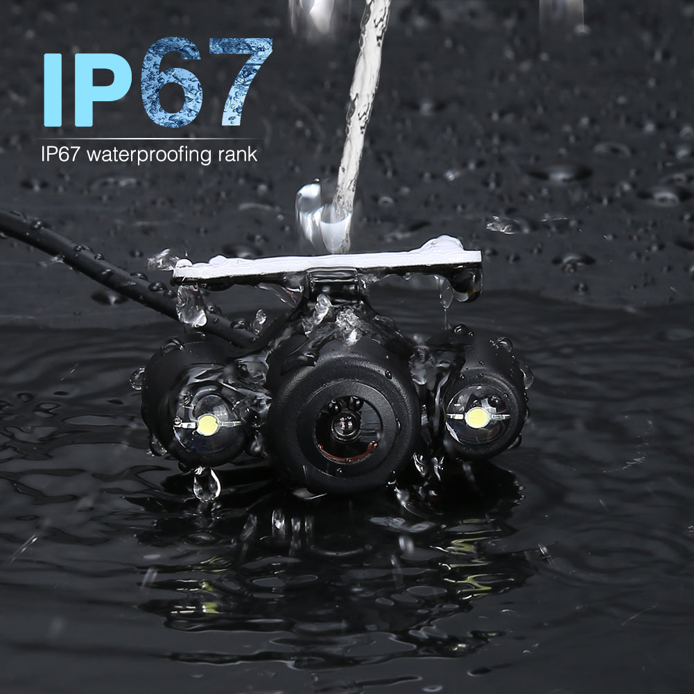 LED Night Vision Car Rear View Wide Angle Reverse CMOS Backup Camera Waterproof/Marking Lines/Shockproof