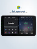 Pumpkin Radio 10.1 Zoll Android 11 Universal Autoradio 1 Din mit Drehbarem Bildschirm Navi Bluetooth