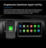 Pumpkin Doppel Din 9 Zoll Touchscreen VW Quad-core Android 13 Autoradio mit Kamera