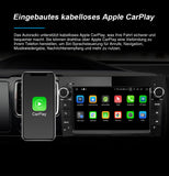 Pumpkin Opel Corsa Meriva Astra Android 13 Carplay Autoradio mit 7 Zoll 2 Din Touchscreen Radio mit Navi Bluetooth Kamera (6GB+64GB)