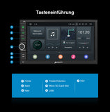 PUMPKIN 2 Din Android 13 Autoradio mit Navi Bluetooth