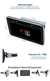 【Remise spéciale】 Autoradio Pumpkin Radio Update 2 Din 10,1" Android 12 avec Carplay Bluetooth Navi intégré, prend en charge DAB + WIFI 4G USB SD OBD2 DSP