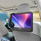 10,5 Zoll Auto DVD Player mit 5 Stunden Akuu, HDMI-Eingang, Kopfhörer, Tragbarer DVD-Player Auto TV Monitor Rücksitz für Kinder