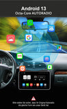Pumpkin Radio Update 2 Din 10.1"Android 13 Autoradio mit Eingebautem Carplay Bluetooth Navi, Unterstützt DAB + WIFI 4G USB SD OBD2 (6+64GB)