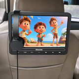 10,5 Zoll Auto DVD Player mit 5 Stunden Akuu, HDMI-Eingang, Kopfhörer, Tragbarer DVD-Player Auto TV Monitor Rücksitz für Kinder