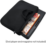 NAVISKAUTO 15,6 Zoll Nylon Handtasche für Auto DVD Player, tragbaren DVD-Player, Laptop, Tablet Tragetasche