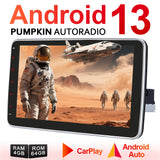 【Remise spéciale】 Autoradio Pumpkin Radio Update 2 Din 10,1" Android 12 avec Carplay Bluetooth Navi intégré, prend en charge DAB + WIFI 4G USB SD OBD2 DSP