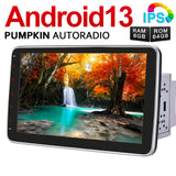 【Pre-Sale】Pumpkin 2 Din Android 13 Autoradio mit 10.1 Zoll Bildschirm und Kamera, Unterstützt DAB + Carplay Android Auto (4GB+64GB)