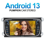 Pumpkin Android 13 Ford Focus MK2 Mondeo MK4 Autoradio mit Navi CD Player Bluetooth