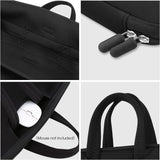 NAVISKAUTO 15.6 inch nylon handbag for car DVD player, portable DVD player, laptop, tablet carrying case