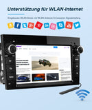 Pumpkin 7 Zoll 2 Din Android 13 Autoradio für Opel Corsa Meriva Astra mit Navi, Bluetooth, CD Player, Kamera