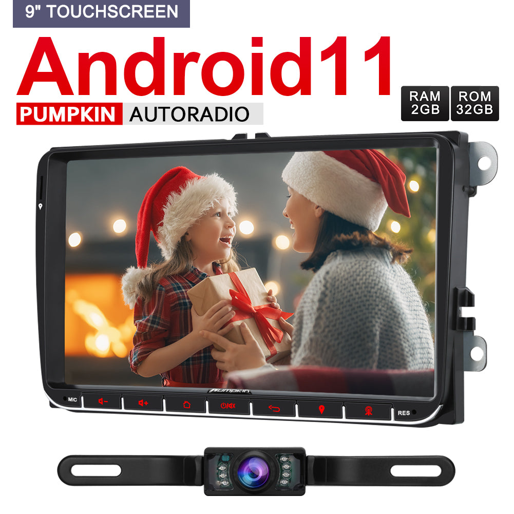 Neues Upgrade Android 11 Autoradio für VW Serien mit Bluetooth Navi –  PumpkinDE