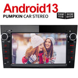 【6GB+64GB】Pumpkin 7 Zoll 8 Core Android 13 Opel Autoradio mit 6GB RAM Wireless Carplay Android Auto Navi Bluetooth für Corsa D Astra H Zafira B Meriva A, Vectra C（Glänzend schwarz）