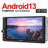 PUMPKIN 2 Din Android 13 Autoradio mit Navi Bluetooth