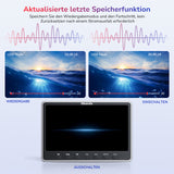 dvd player fürs auto mit 2 bildschirmen