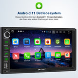 Pumpkin 7 Zoll Quad-core Universal Touchscreen Android 11 Autoradio mit Integriertem DAB