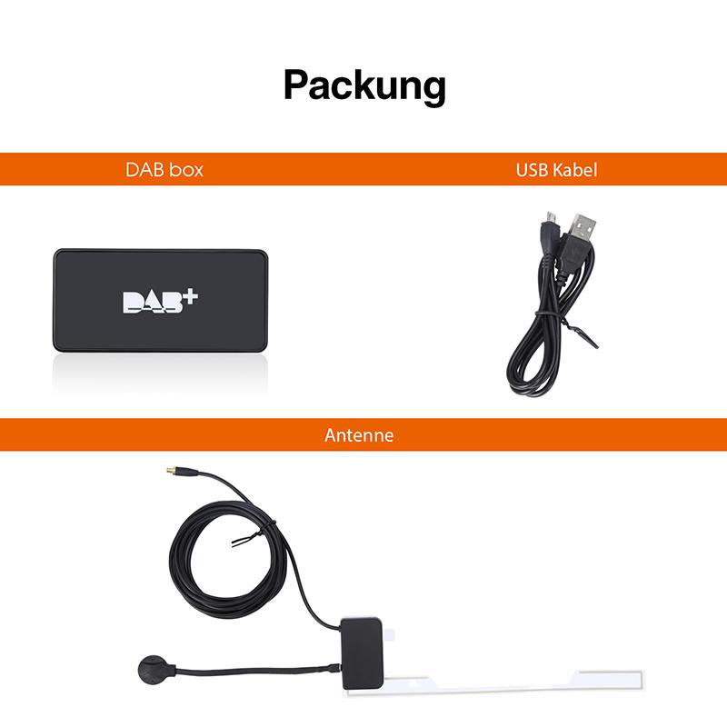 Universal USB DAB+ Tuner/Antenne Digital Radio Empfänger für Android