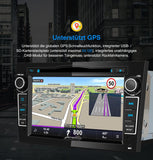 Pumpkin Autoradio Navi Opel für Corsa Astra H Zafira B Meriva A, Vectra C mit Rückfahrkamera Bluetooth CD Player, Unterstützt DAB Android Auto USB/SD