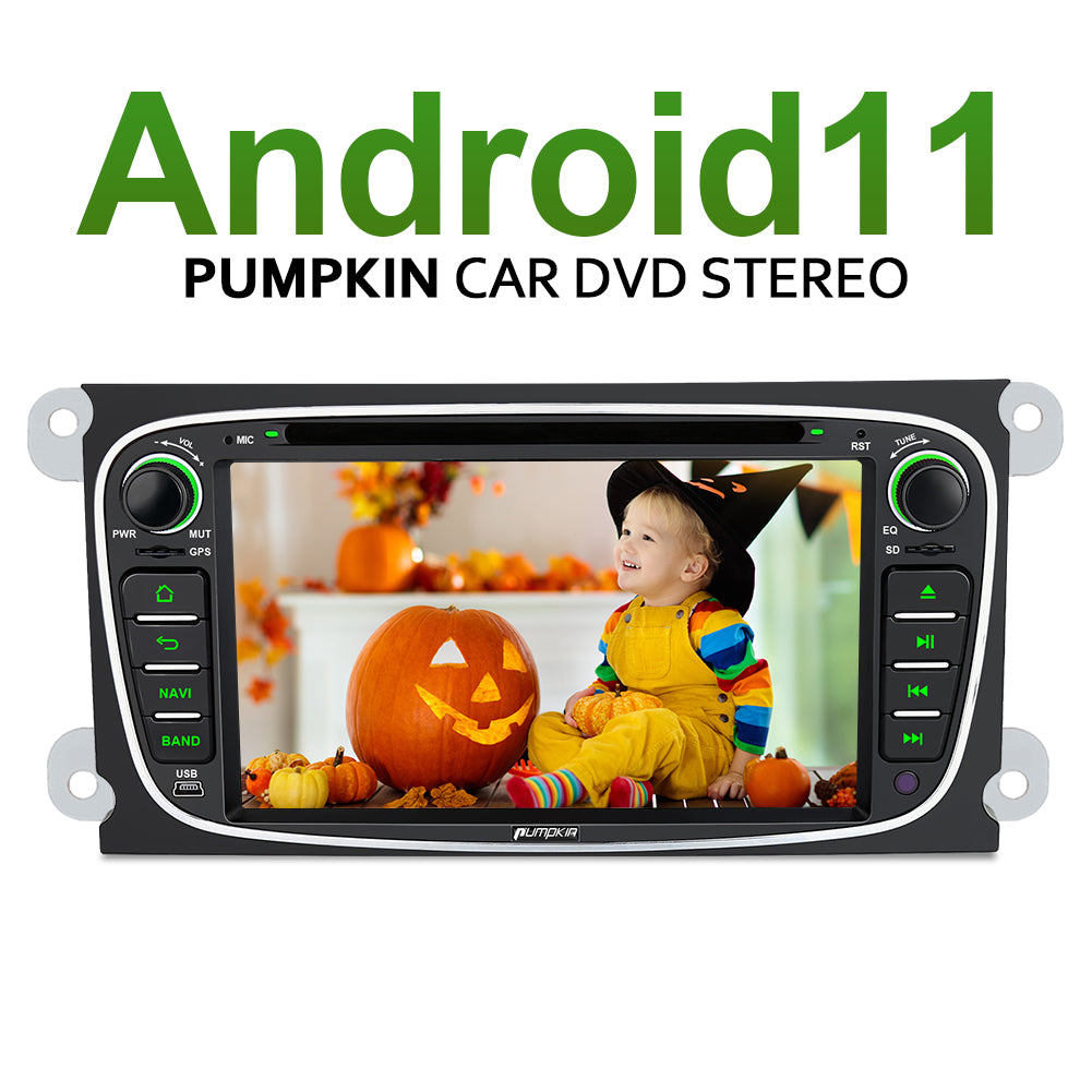 Pumpkin Android 11 Autoradio für Ford Focus MK2 /Mondeo MK4 – PumpkinDE