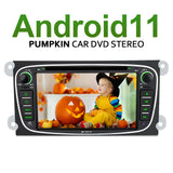 Autoradio Pumpkin Android 11 pour Ford Focus MK2 /Mondeo MK4 /Galaxy/S-max avec GPS Navi Bluetooth (2 Go + 32 Go)