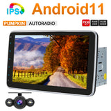 Pumpkin 10.1 inch 1280*720 IPS touchscreen 2 Din Android 11 car radio with navigation system and camera (2GB+32GB)