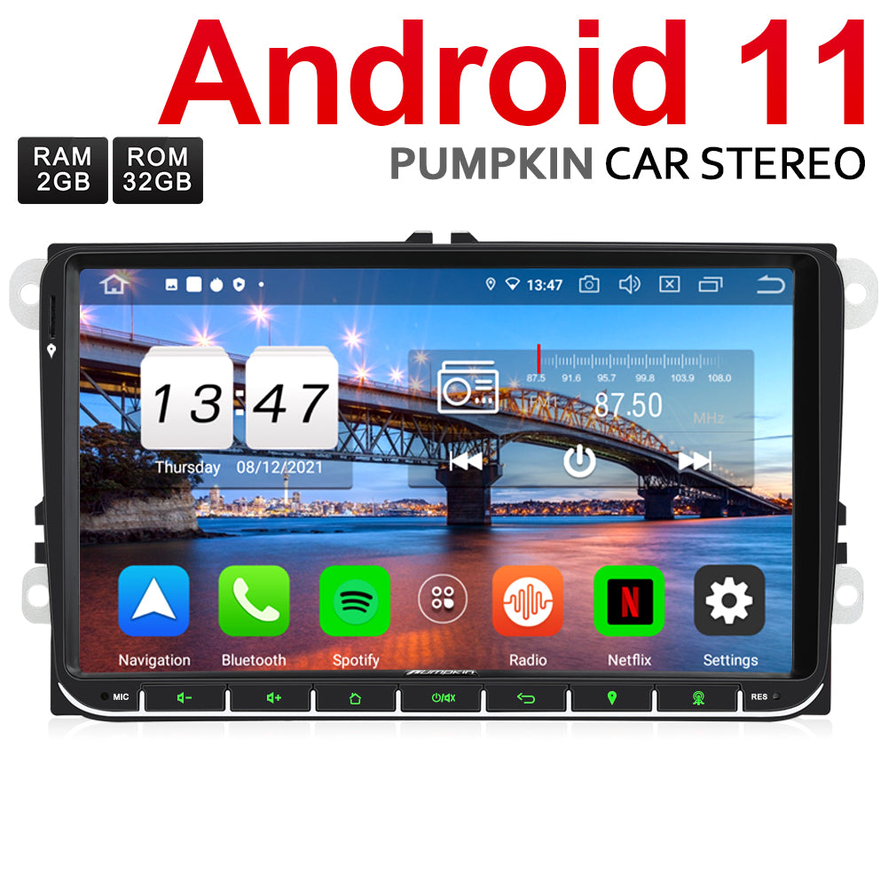 Neues Upgrade Android 11 Autoradio für VW Serien mit Bluetooth