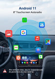 Pumpkin VW Autoradio Android 11 mit integrierter DAB Navigation Bluetooth 8 Zoll Bildschirm, unterstützt Rückfahrkamera Android Auto DAB + CD Player WiFi USB/SD